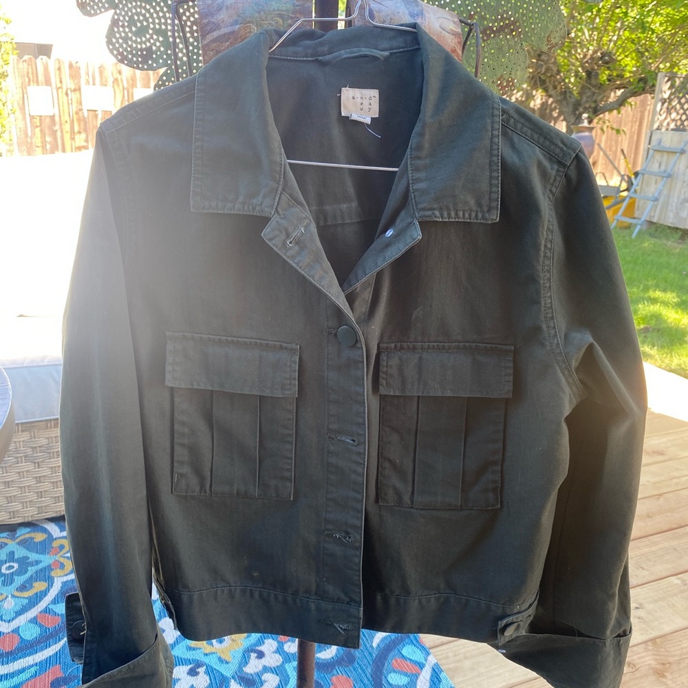 Army green women’s jacket